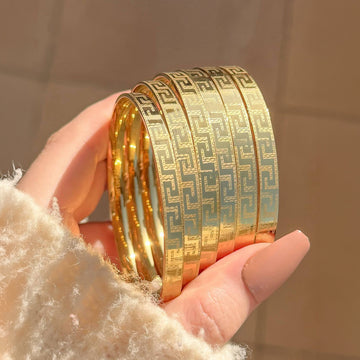 Versace Greca Bangle | 3 Piece Set