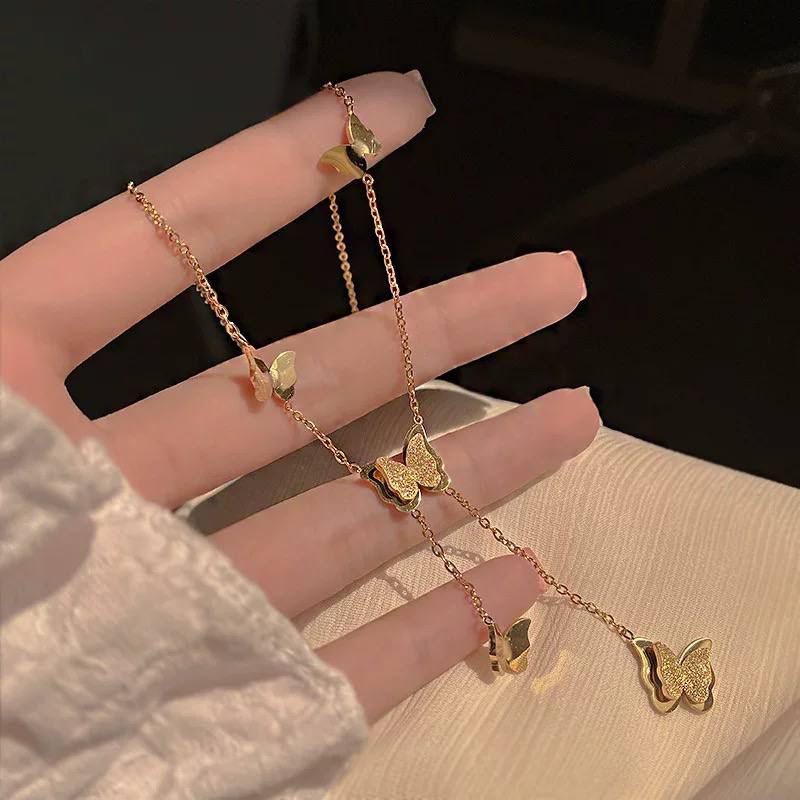 Butterfly Cascade Necklace