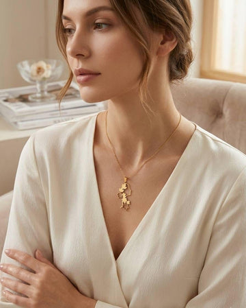 Floral Cascade Necklace