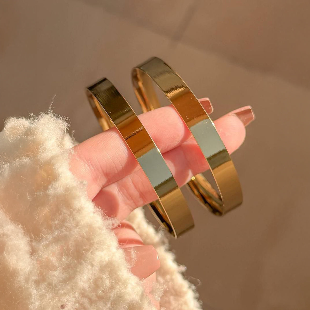 Hermès Polished Bangle | 2 Piece Set