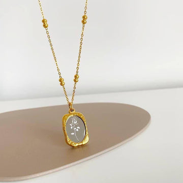 Vintage Rose Necklace