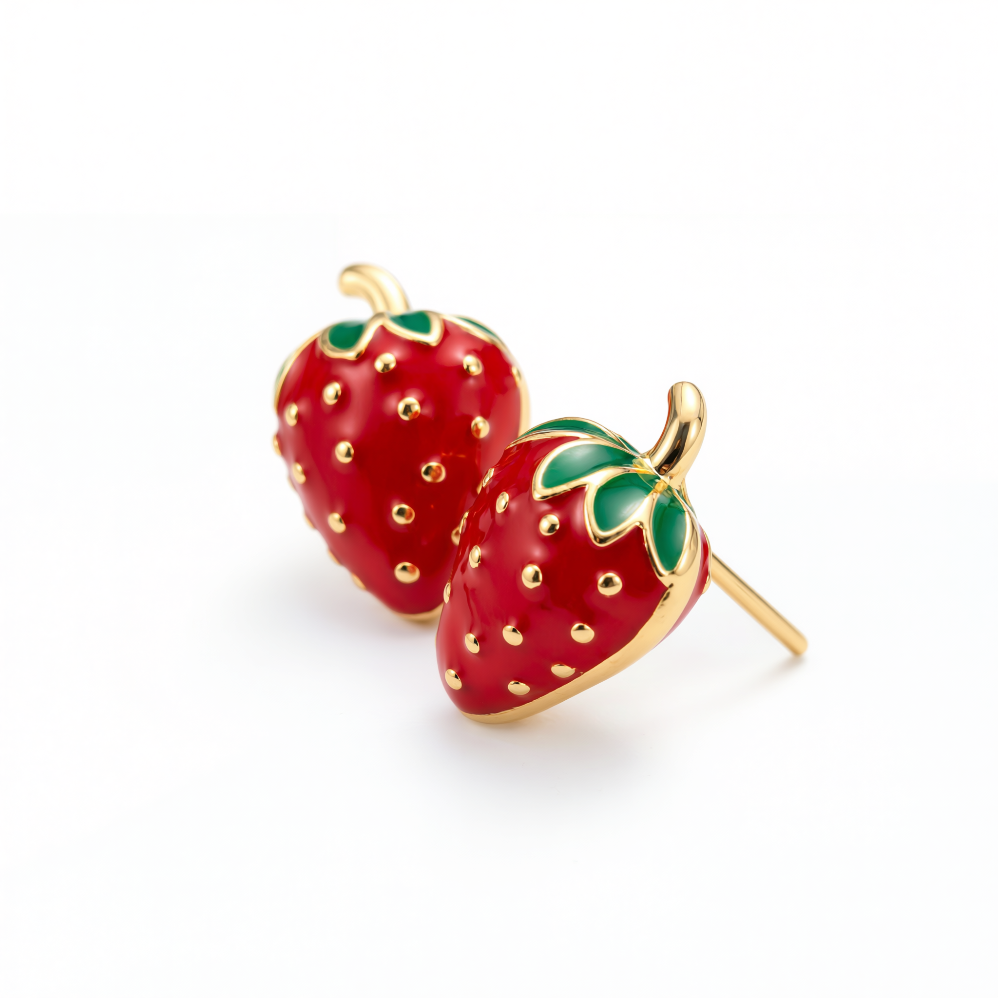 Mini Strawberry Earrings