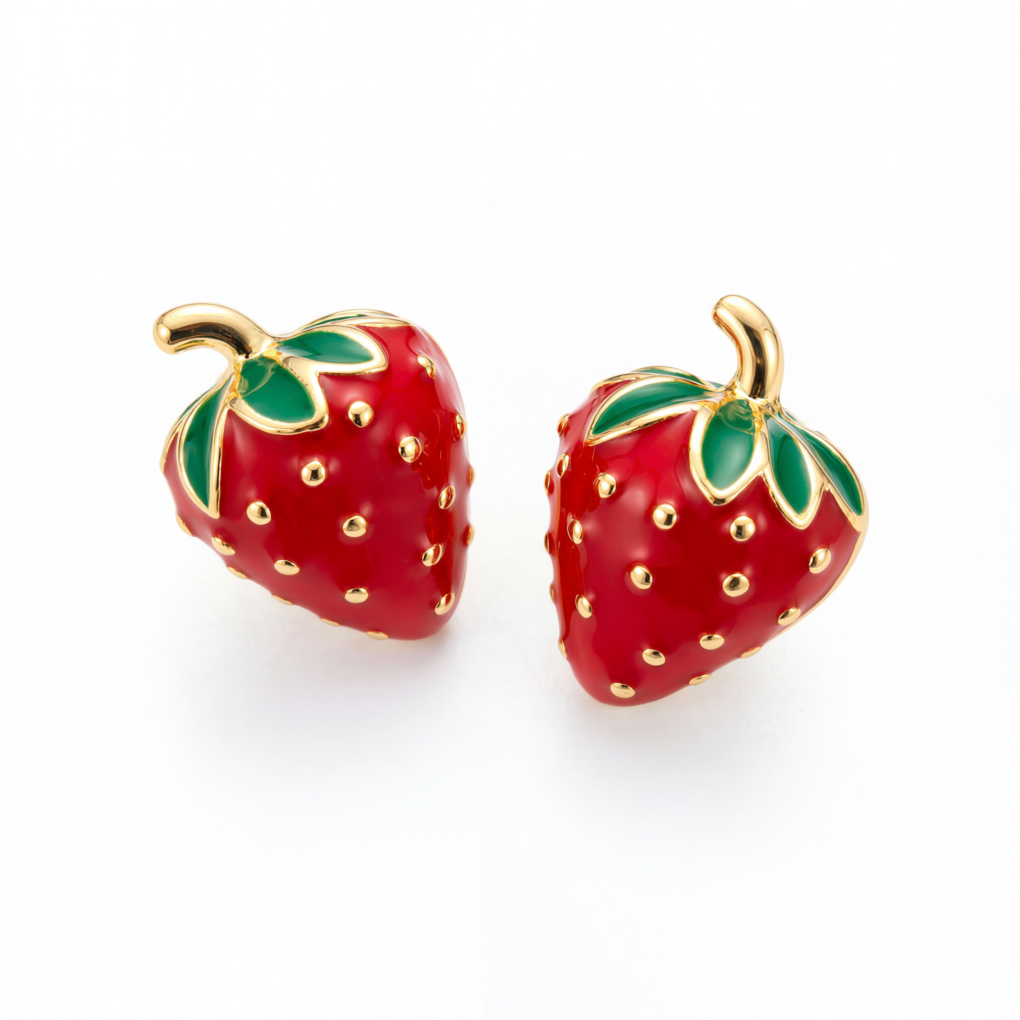 Mini Strawberry Earrings