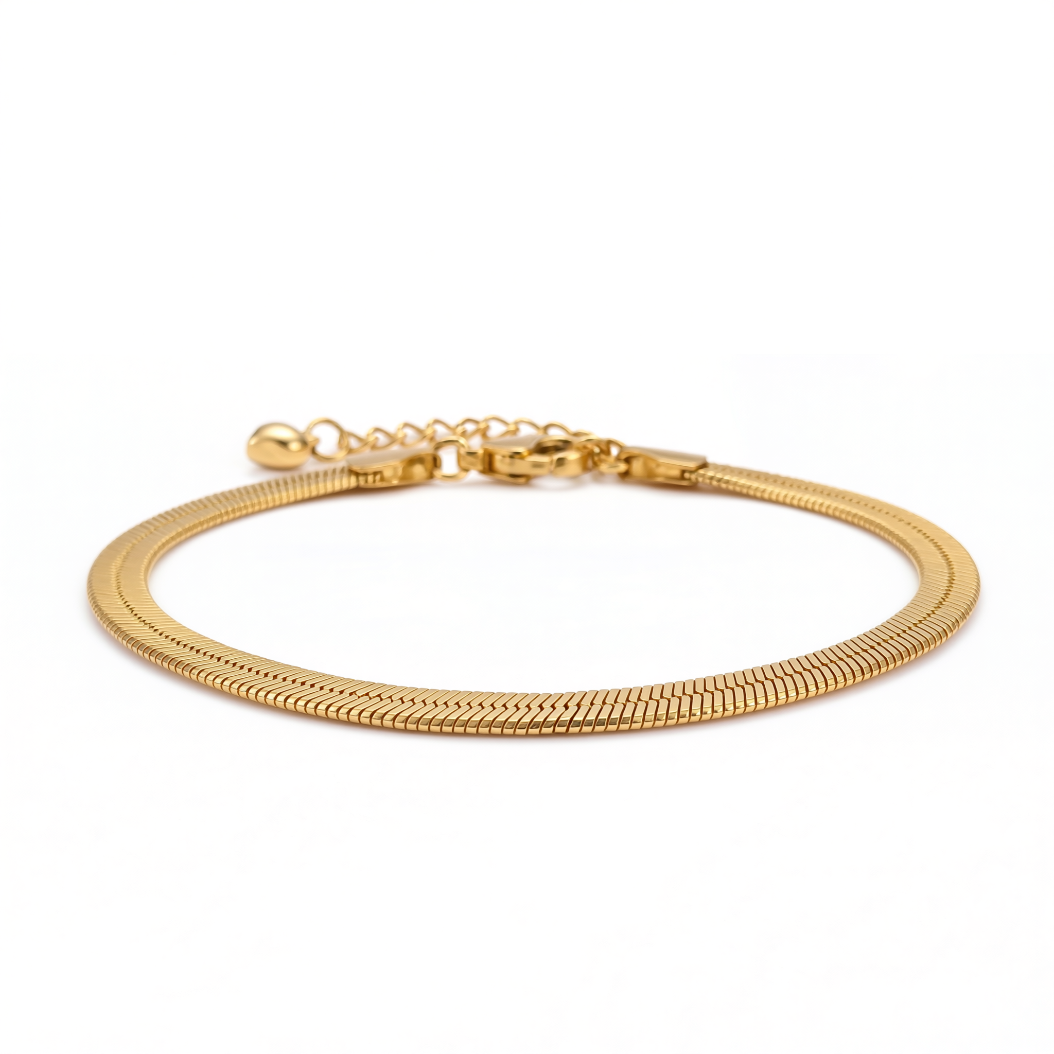 Luna Heart Herringbone Bracelet