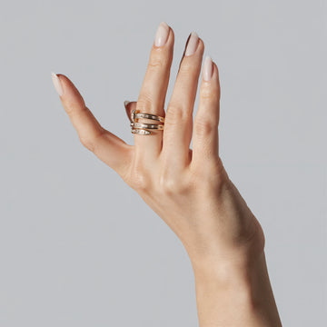 Nail Crystal Ring