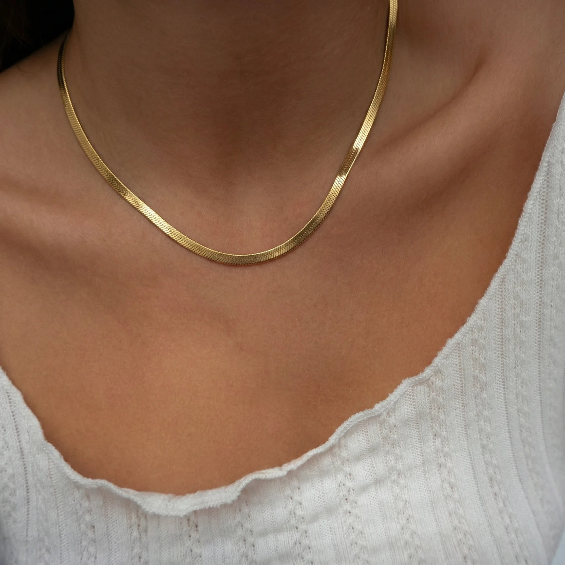 Aurelia Herringbone Necklace