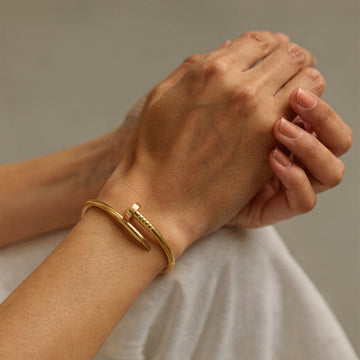 Nail Head Cuff Bangle